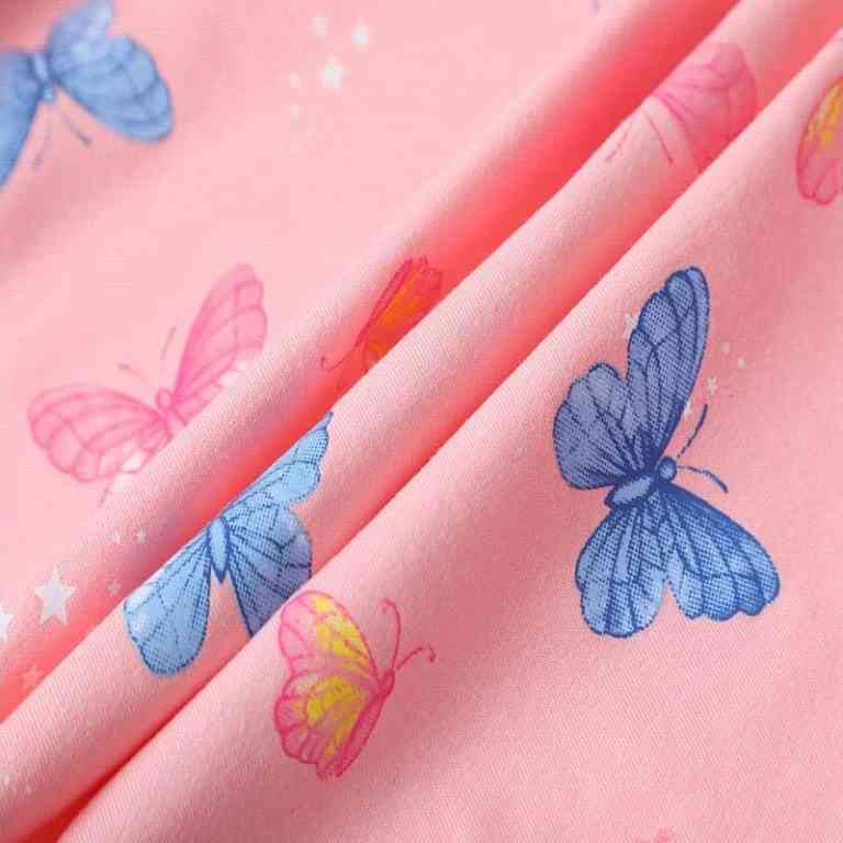 Dívčí mikina na zip s motýly Kugo SM3537 meruňková